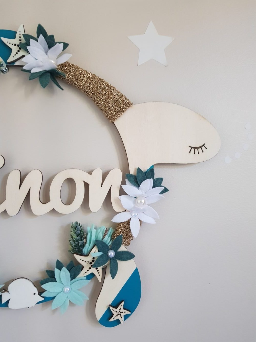 couronne murale tortue de mer