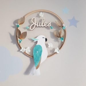 couronne murale prénom