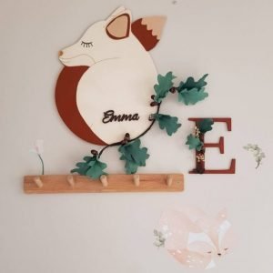décoration murale renard