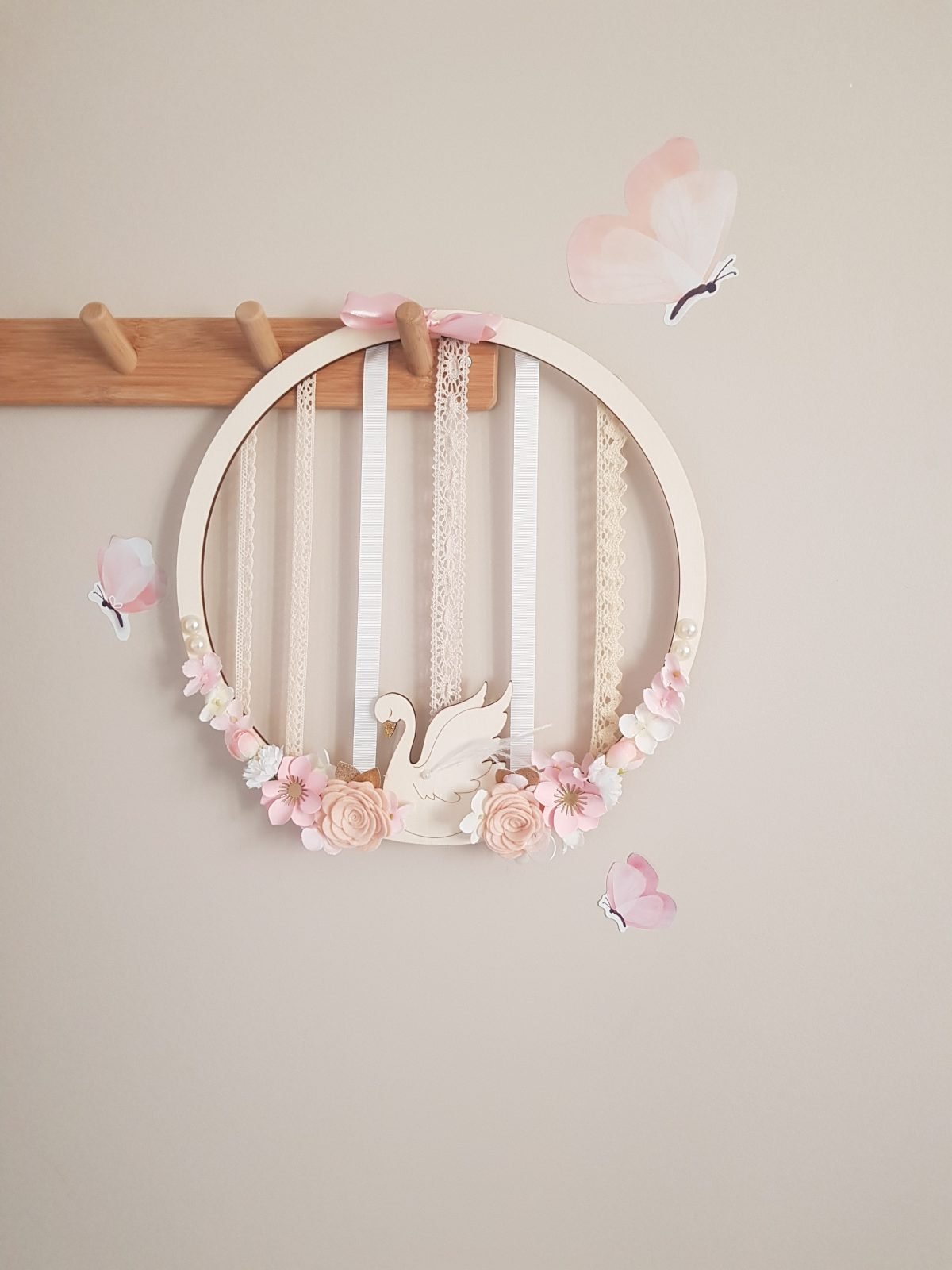 porte barrette cygne