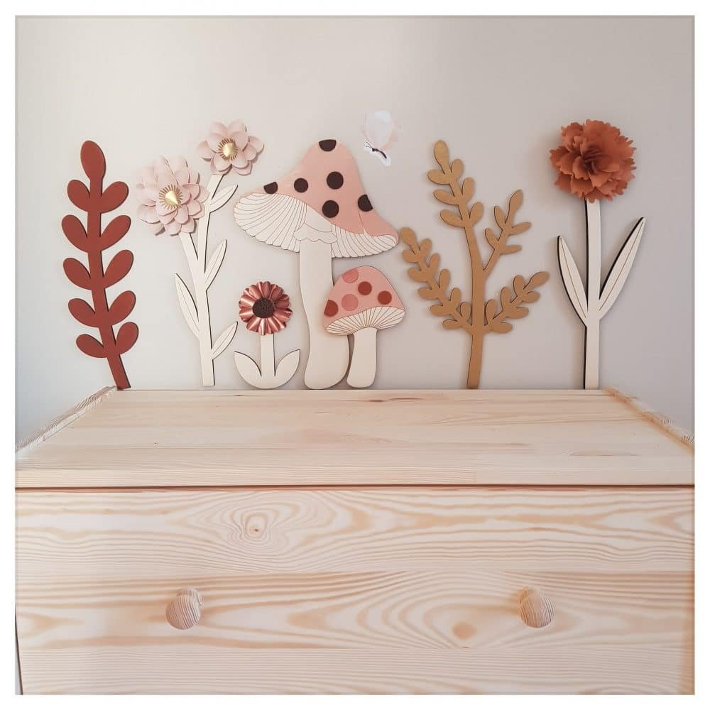 décoration murale bébé fille