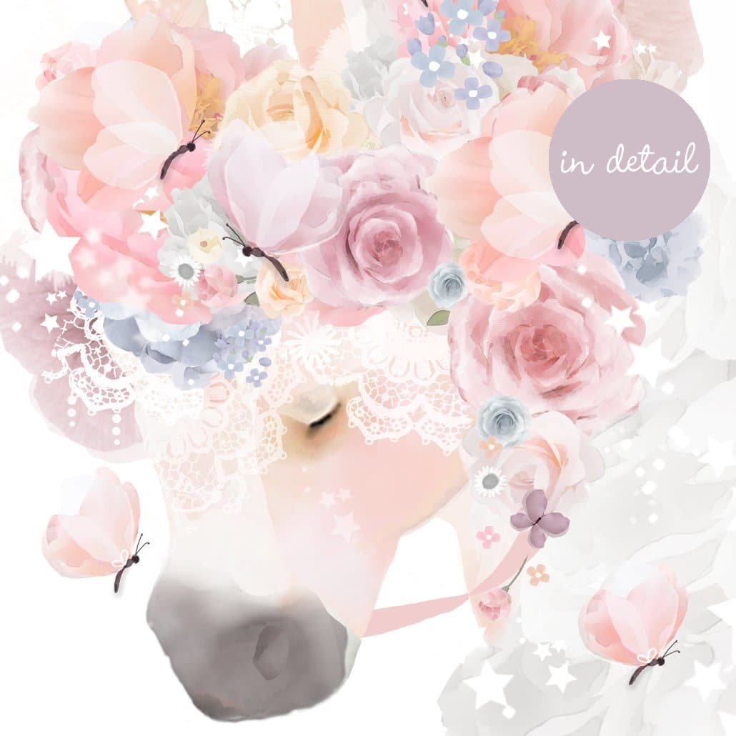 sticker mural licorne