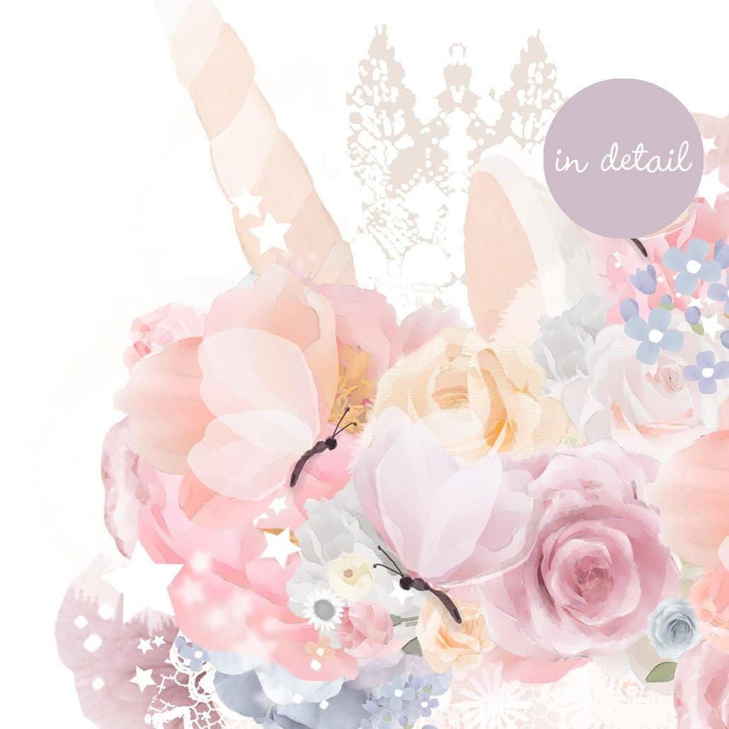 sticker mural licorne