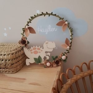 couronne veilleuse dinosaure