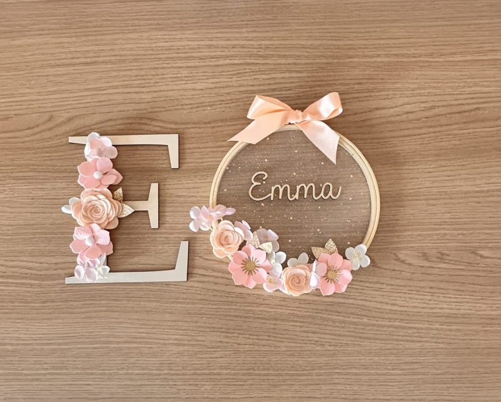 mini couronne fleur