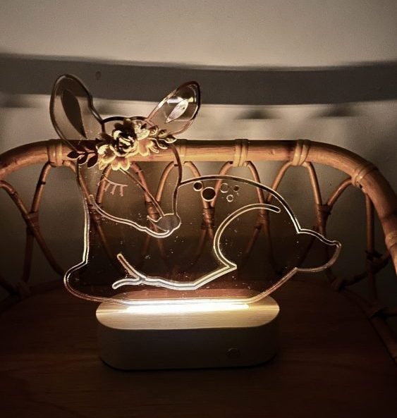 veilleuse biche chambre enfant