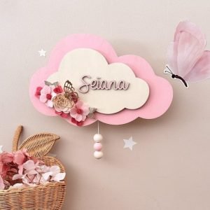 boite a musique nuage fleuri