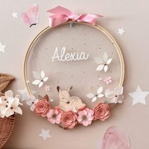 couronne murale biche
