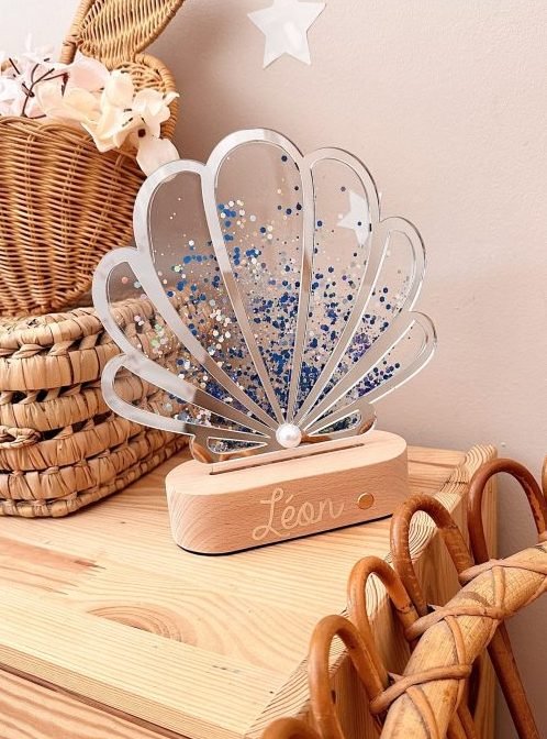 veilleuse coquillage mixte